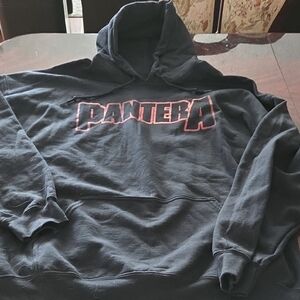 Pantera Black Pullover Hoodie - Men's Logo Sweatshirt